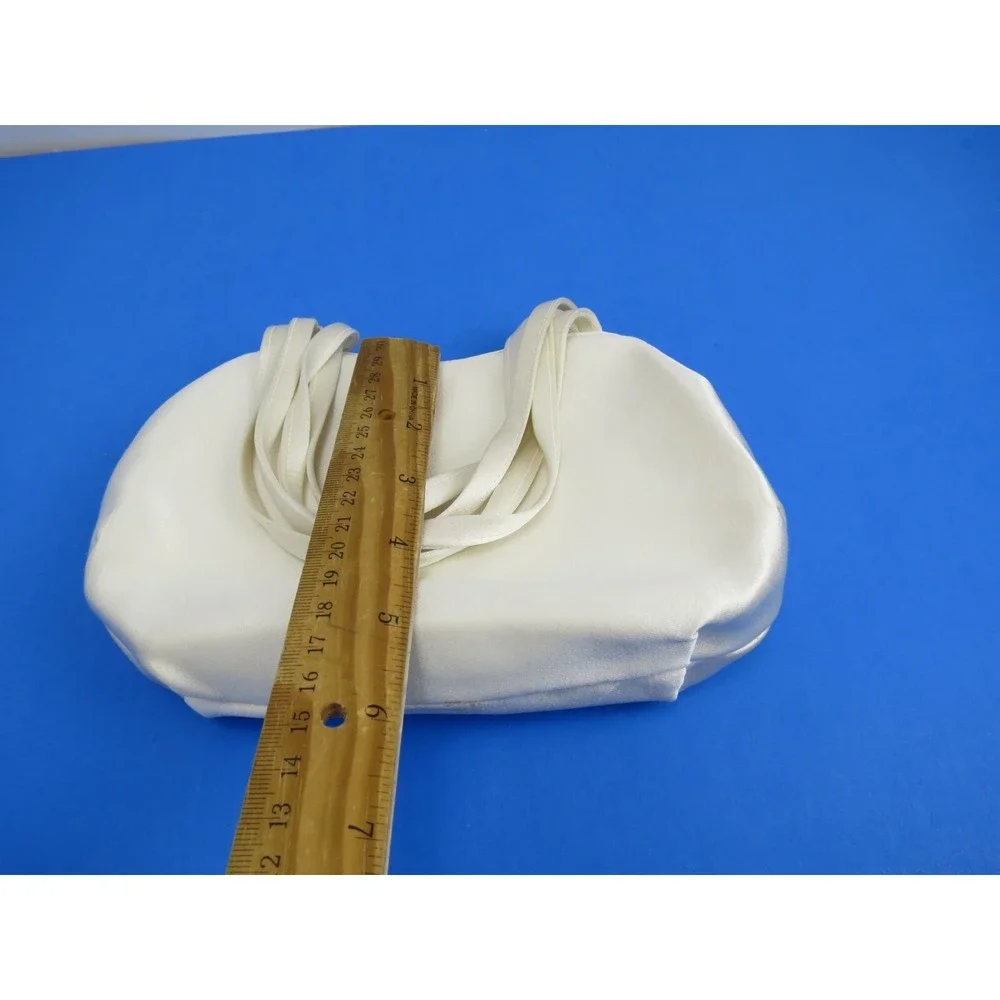 Fenaroli for Regalia Veil Handmade Purse Clutch Bag White Bridal HB 205 W